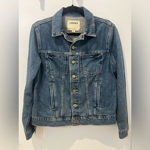L’Agence Mack Oversize Denim Jacket, Sz XS/S